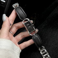 New Square Leather Belt Bracelet Watch
