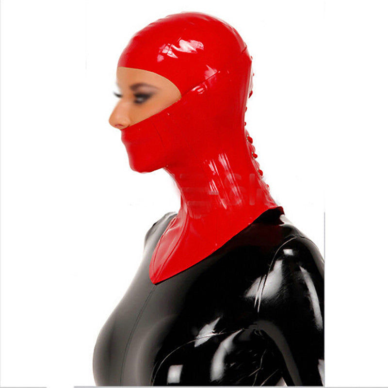 Latex Clothing Solid Color All Black Fake Woman One-piece All-inclusive Sexy Tight