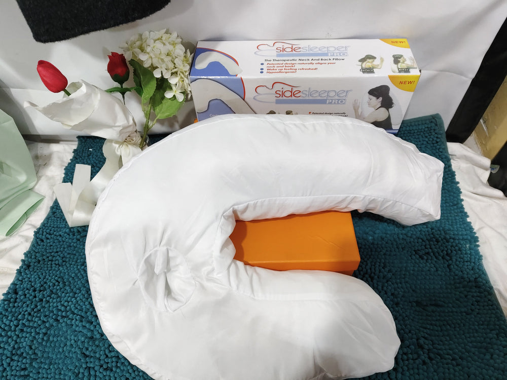 Cotton Pillow Side Sleeper Pillows Neck & Back Pillow Hold Neck Spine Protection Cotton Pillow Health Care