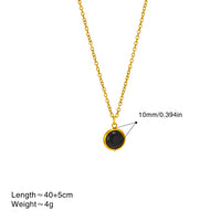 Retro Round Cats-Eye Gemstone Jewelry Set A Light-Luxury Niche High-End Clavicle Necklace With A Sophisticated Aura