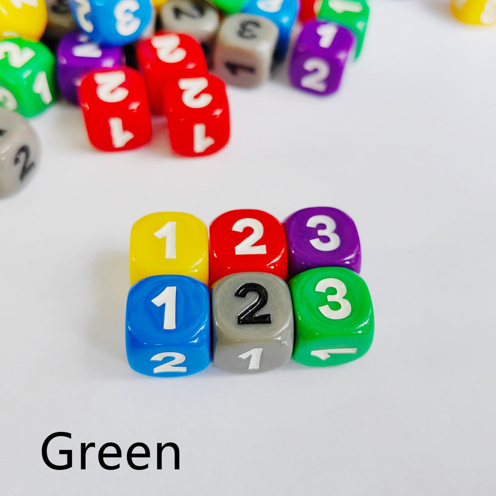Color Digital Dice Teaching Children's Game Computing Teaching Aids