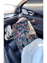 Summer New Fashion Printed Letter Graffiti Shorts Men