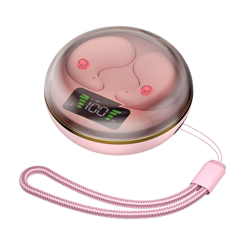 New Bluetooth Wireless TWS Sleep Headphones Binaural Mini Portable Digital Display