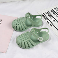 Buckle Hollow Sandals Children'S Flat-Bottomed Baby Sandals