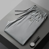 Summer Lightweight Ice-silk Pants Loose Straight Fit