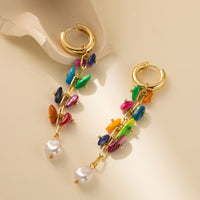Womens Stylish Colorful Personalized Minimalist Earrings