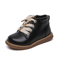 Plush Warm Children's Shoes Soft Soles High Top Fashion Baby Boots