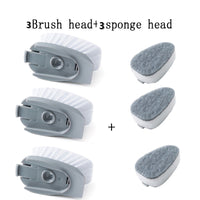 2 In1 Long Handle Cleaning Brush With Removable Brush Head Ktichen Gadgets