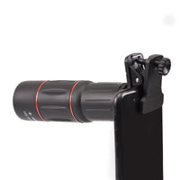 Compatible 18X Telescope Zoom Mobile  Lens ForSamsung Smartphones Universal Clip Telefon Camera Lens With Tripod