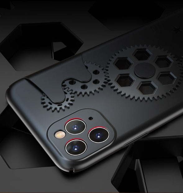 Machinist rotating gear phone case