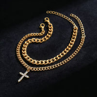 Womens Minimalist Cuban-link Bracelet