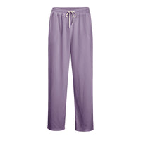 Mens Relaxed-fit Waffle-knit Wide-leg Athleisure Pants
