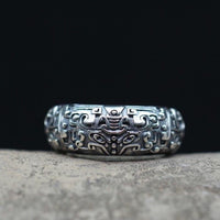 Divine Beasts, Gluttonous, Lucky, Transport, Evil, Non-fading Ring, Domineering Hipster, Retro, Old, Opening, Adjustable