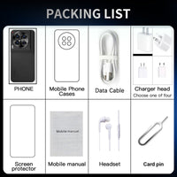 30 Pro Unlocked Phones, 6GB 128GB Smartphone, 6.5inch HD Screen Cell Phone, Android 14.0, 6800mAh Large Battery Mobile Phone, Dual SIM, Face ID, GPS