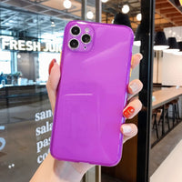 Two-color mirror phone case