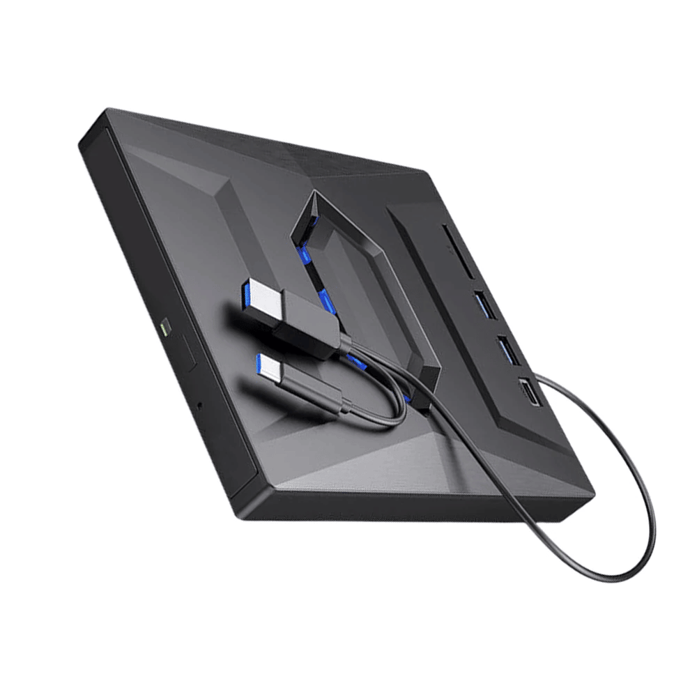 External CD DVD Drive USB 3.0 Writer Burner Player For PC Laptop Windows 11 10