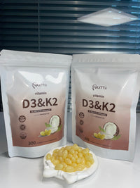 D3K2 Bone Health Softgels 300 Capsules With Clinically Validated Dosage Triple-Action Support For Joints Immunity Heart Health
