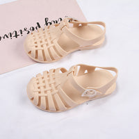 Buckle Hollow Sandals Children'S Flat-Bottomed Baby Sandals