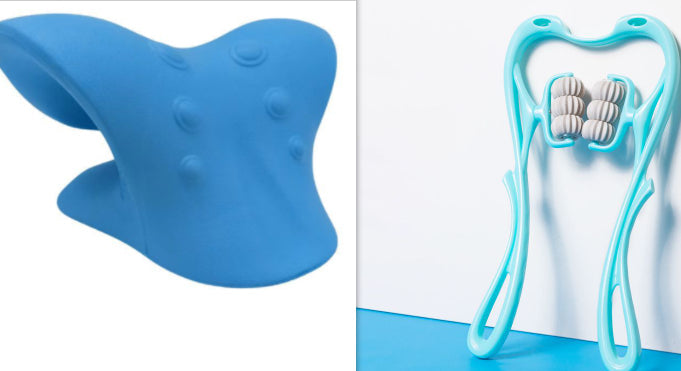 6-Wheel Manual Neck Massager - Pain Relief Roller
