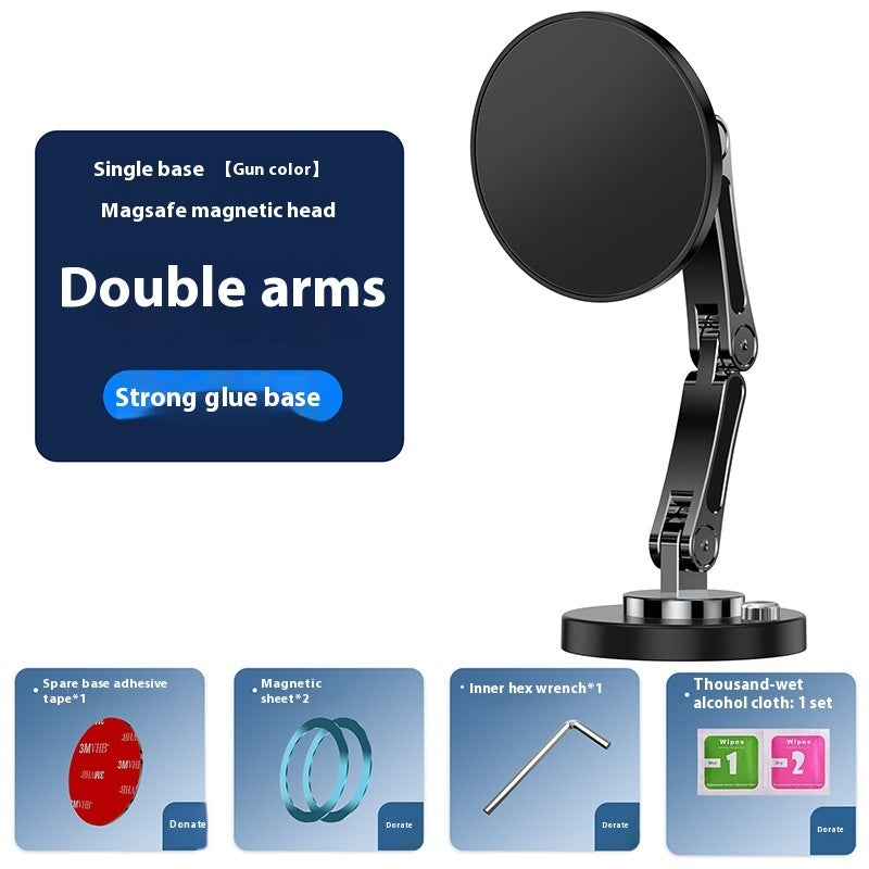 Rotating Car 360 Degrees 15W Magnetic Zinc Alloy Bracket