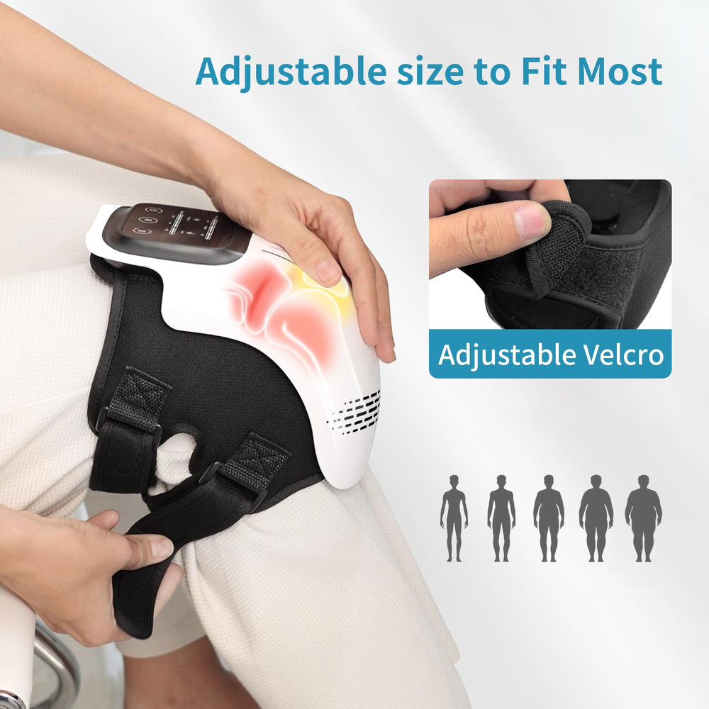 Electric Heated Knee Massager with Kneading & Vibration