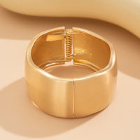 Punk-style Exaggerated Wide Irregular Spring-clasp Bracelet