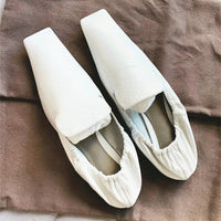 Flat Woman Head Retro Shallow Mouth Soft Sole Single Shoes