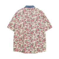 Fashion Small Floral Shirt Summer Men