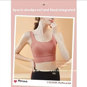 New Sports Underwear Shockproof Fitness Vest Outer Wear Women