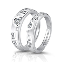 Moissanite Engagement Couple Couple Rings