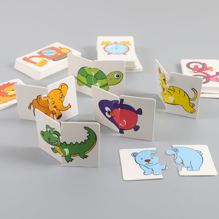 Cartoon Educational Toys Matching Puzzle Early Education Toys