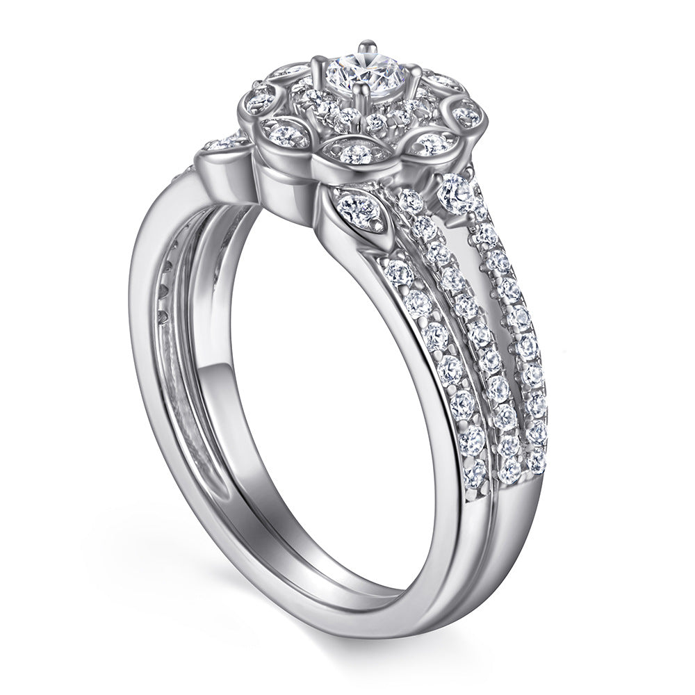 S925 Silver  Ring Adjustable Trendy Women Jewelry