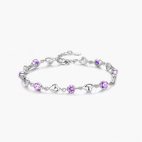 925 Sterling Silver Heart Of The Ocean Bracelet