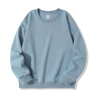 Autumn And Winter American Retro Composite Crew Neck Pullover Sweatshirt Men