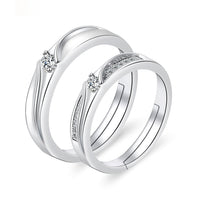 Moissanite Engagement Couple Couple Rings