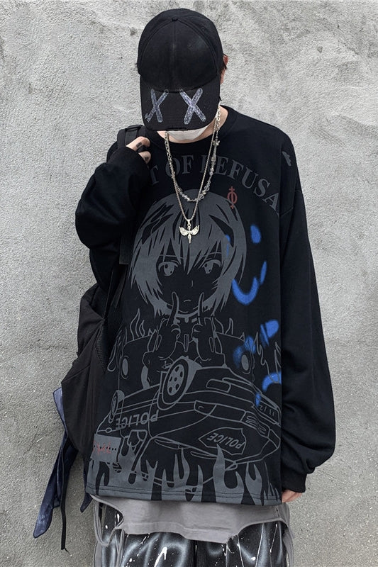 Cartoon Japanese Sweatshirt Men And Women