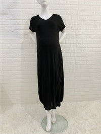 Womens Autumn Gold Velvet Maternity Dress