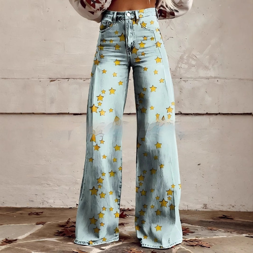 Plus Size Women's Casual Thin Imitation Jeans