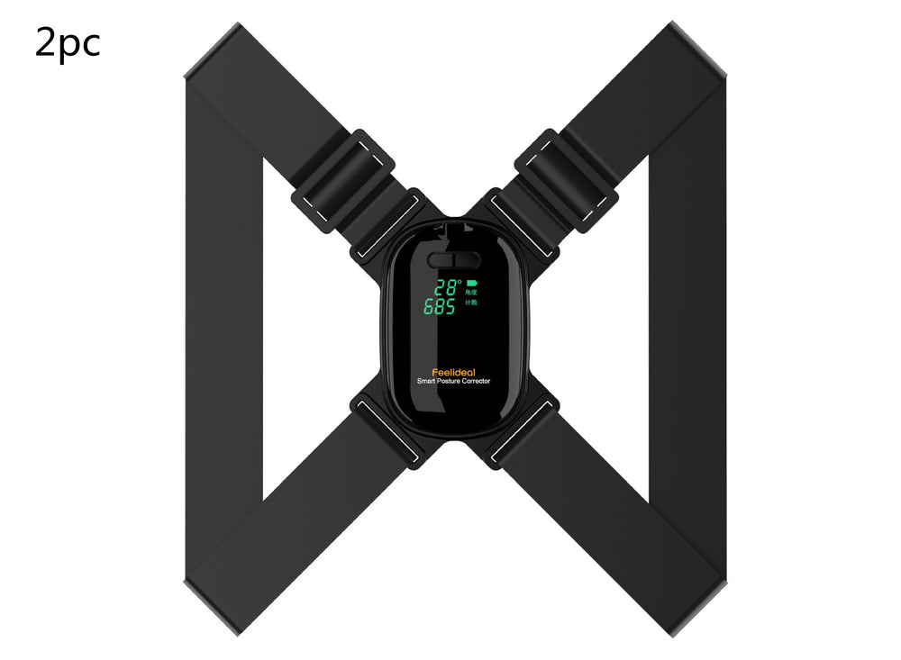 New Adjustable Anglel Smart Posture Corrector For Adults Children Correct Hunchback Clavicle Support Trainer Upper Back Brace Black