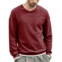 Solid Color European And American Men's Loose T-shirt