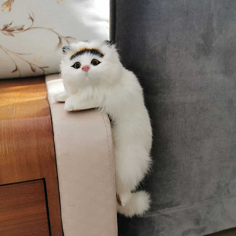 Simulation Cat, Exquisite TV Hanging Cat Home Accessories
