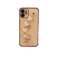 Electroplating Heart Mobile Phone Shell