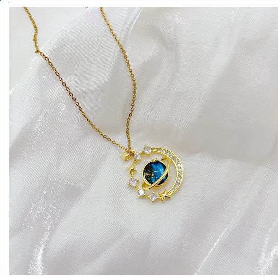 Luxury Elegant Micro-pave Zircon Necklace For Women