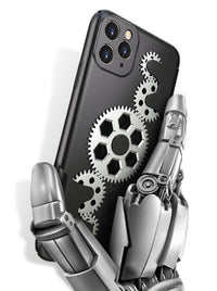 Machinist rotating gear phone case