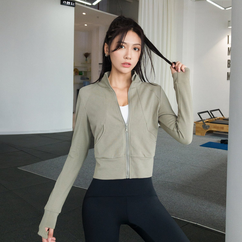 Fitness Wear Autumn And Winter Sports Coat For Women Running