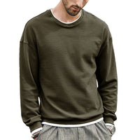 Solid Color European And American Men's Loose T-shirt