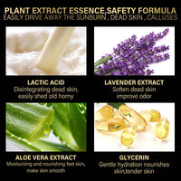 Jaysuing Lavender Exfoliating Foot Mask Exfoliating Foot Care Hydrating, Hydrating, Anti-chapping And Moisturizing Skin