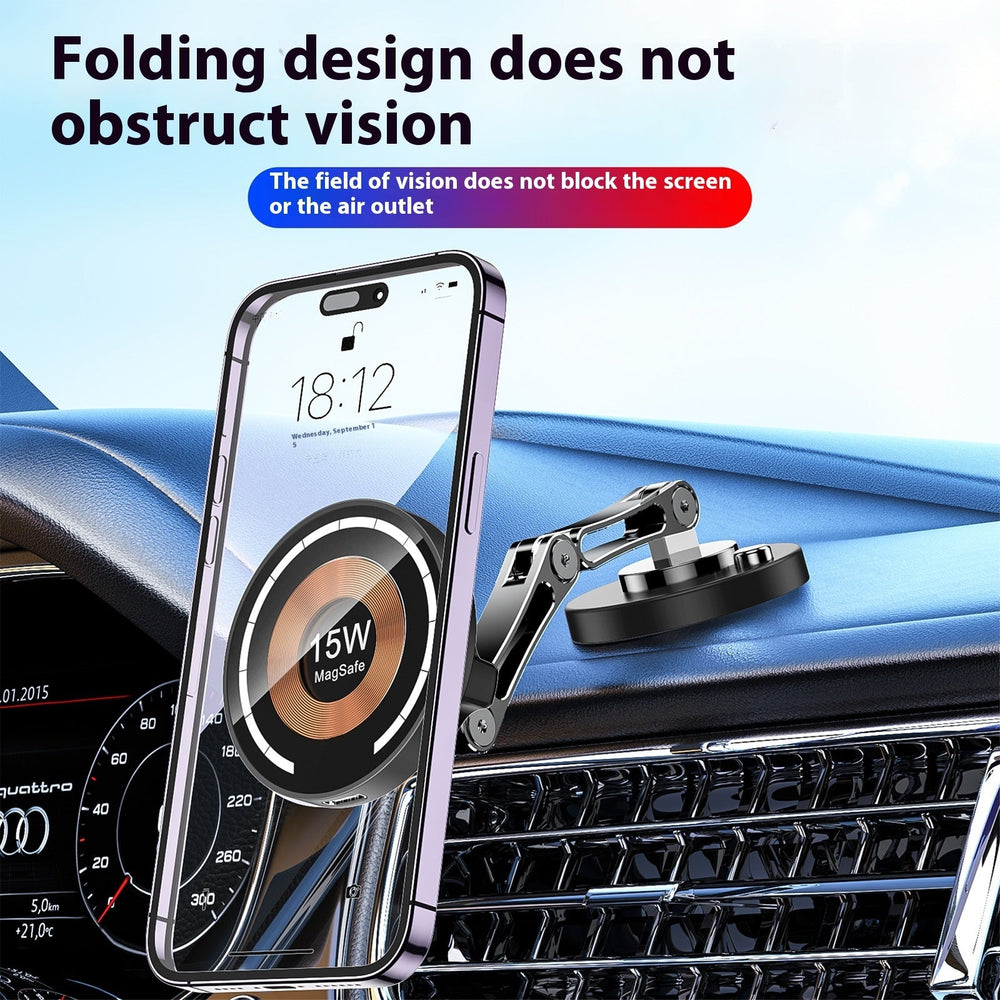 Rotating Car 360 Degrees 15W Magnetic Zinc Alloy Bracket