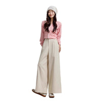 Korean-style Relaxed Simple Figure-flattering Casual Pants