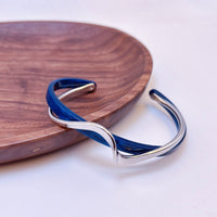 Light-luxury Panel Curved Metal-textured Korean-style Trendy Social Media Worthy Jewelry